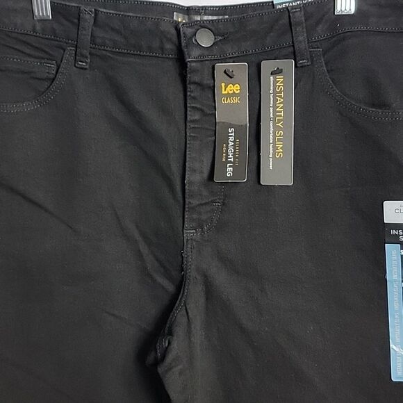 NEW.. LEE.. black jeans.. relaxed, straight leg, high rise.. - Picture 6 of 15